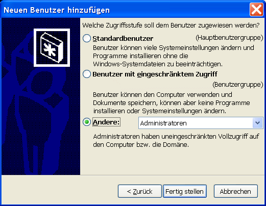 Benutzer Gruppe